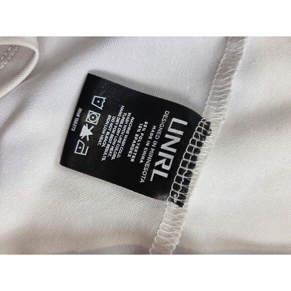 UNRL Interlock Quarter Zip White Golf Athleisure Large - Picture 7 of 7